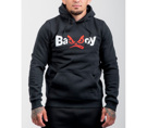BAD BOY retro logo HOODIE - black